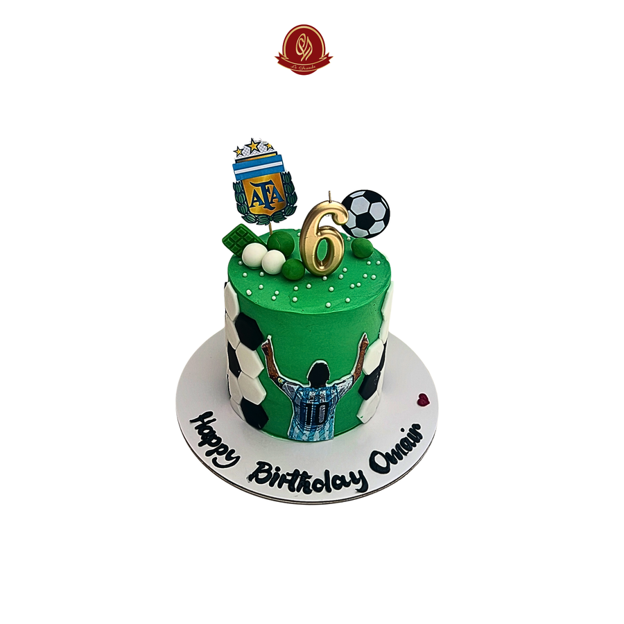 Argentina Football Player Cake Abu Dhabi