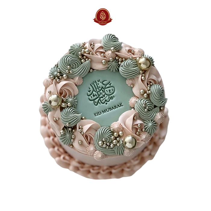 Dusty Rose Truffle Eid Day Cake - Abu Dhabi in Abu Dhabi | Eid Day Cakes Delivery UAE – Legrandeuae