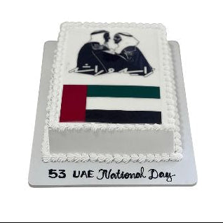 UAE National Day Celebration Cake with UAE Flag and Leaders Photo - Abu Dhabi in Abu Dhabi | National Day cakes Delivery UAE – Legrandeuae
