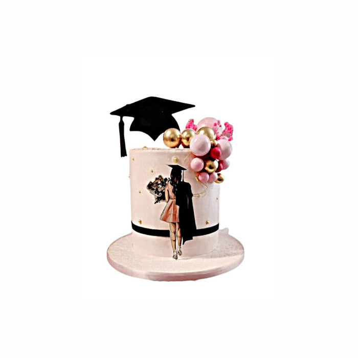 Future Boss Graduation Cake with Balls – Abu Dhabi in Abu Dhabi | Cakes Delivery UAE – Legrandeuae