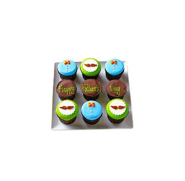 Shirt & Mustache Father’s Day Cupcakes – Fun Dad Theme Cupcake Set | Abu Dhabi & UAE Delivery in Abu Dhabi | Fathers day Delivery UAE – Legrandeuae