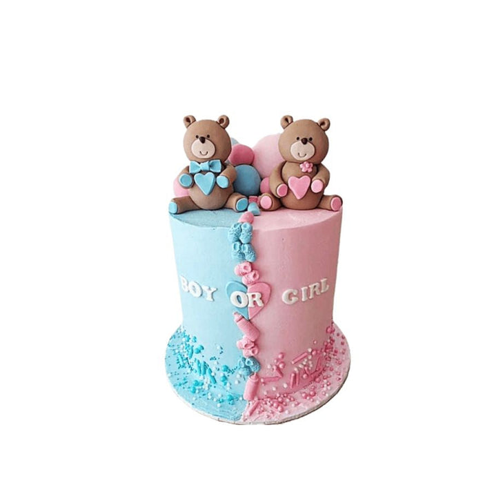 He or She Sweet Treat Cake – Gender Reveal Abu Dhabi in Abu Dhabi | Gender Reveal Cakes/ Baby Shower Cakes Delivery UAE – Legrandeuae
