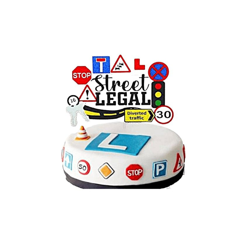 Key to Freedom License Cake – Abu Dhabi Celebration in Abu Dhabi | New license cakes Delivery UAE – Legrandeuae