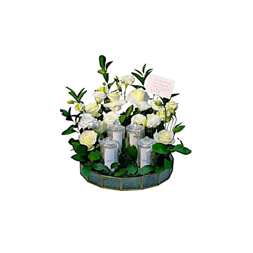 Mothers Day Flower Arrangement With White Roses - Abu Dhabi in Abu Dhabi | Mothers Day Bouquet Delivery UAE – Legrandeuae