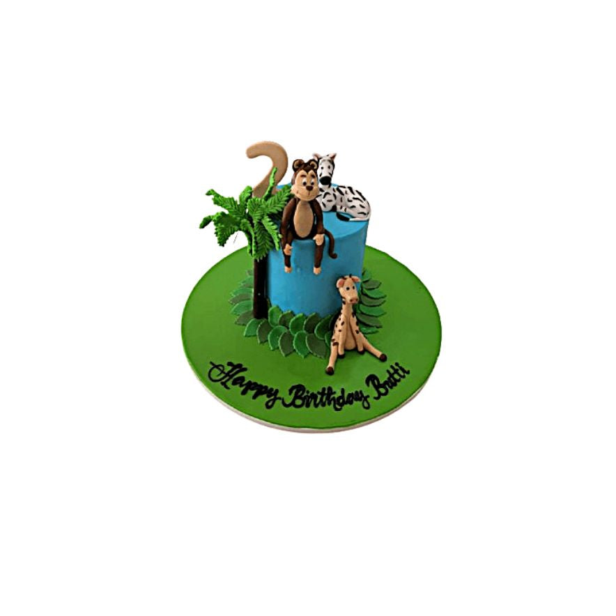 Jungle / Animal Cake in Abu Dhabi | Jungle / Animal theme cakes Delivery UAE – Legrandeuae