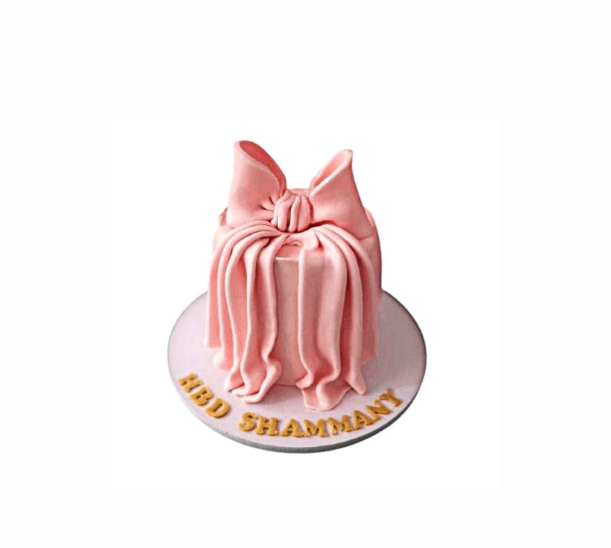 Velvet Bow Dream Birthday Cake