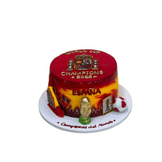 spain national football team world cup champions - Abu Dhabi in Abu Dhabi | Football Cakes Delivery UAE – Legrandeuae