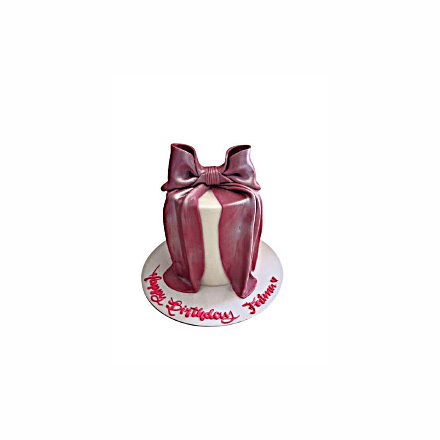 Unique Bow Birthday Cake – Elegant Designer Cake for Adults | Abu Dhabi & UAE Delivery in Abu Dhabi | Birthday Cakes – Adults Delivery UAE – Legrandeuae