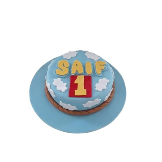 Custom Toy Story Cloud Pattern Birthday Cake - Abu Dhabi