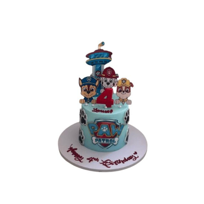 Custom Paw Patrol & Peppa Pig Crossover Birthday Cake - Abu Dhabi in Abu Dhabi | Paw Patrol cakes Delivery UAE – Legrandeuae