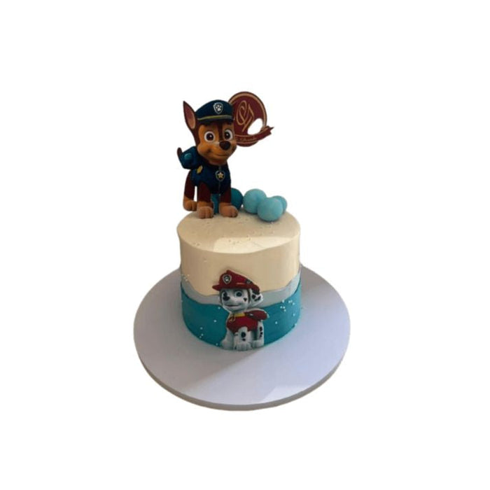 Paw Patrol Chase & Marshall Birthday Cake - Abu Dhabi in Abu Dhabi | Paw Patrol cakes Delivery UAE – Legrandeuae