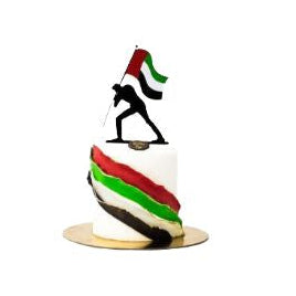 National Day UAE Flag Themed Cake - Abu Dhabi