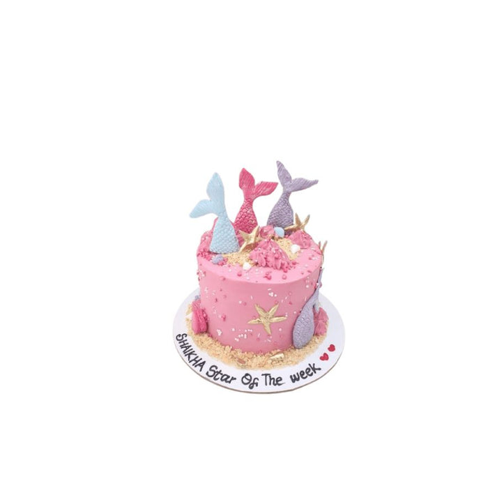 Mermaid Trio Fantasy Cake – Mermaid Birthday Cake Abu Dhabi in Abu Dhabi | Mermaid theme cakes Delivery UAE – Legrandeuae