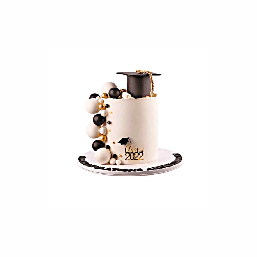Learning Journey Graduation Cake with Balls – Abu Dhabi in Abu Dhabi | Graduations Cakes Delivery UAE – Legrandeuae