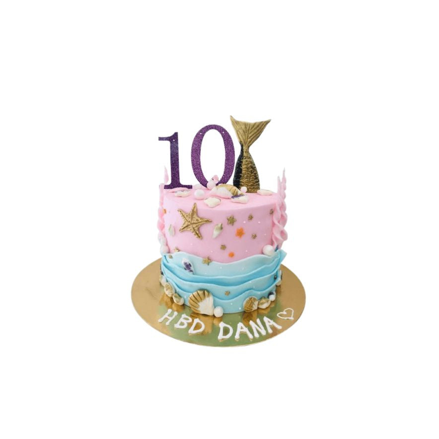 Mermaid Paradise Cake – Mermaid Birthday Cake Abu Dhabi in Abu Dhabi | Mermaid theme cakes Delivery UAE – Legrandeuae