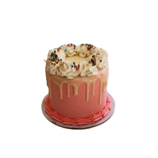 Mini Pink Strawberry Cake M7 – Fresh Cream Cake Abu Dhabi in Abu Dhabi | Mini cakes Delivery UAE – Legrandeuae