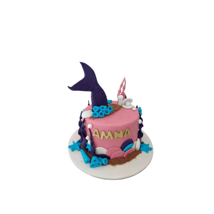 Sea Queen Tail Cake – Mermaid Birthday Cake Abu Dhabi in Abu Dhabi | Mermaid theme cakes Delivery UAE – Legrandeuae