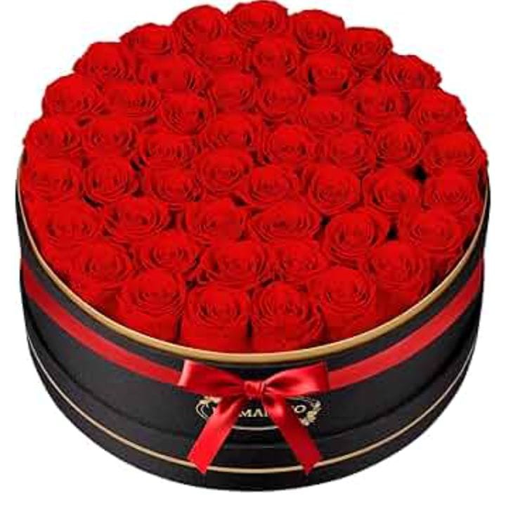 Valentines cake and flowers