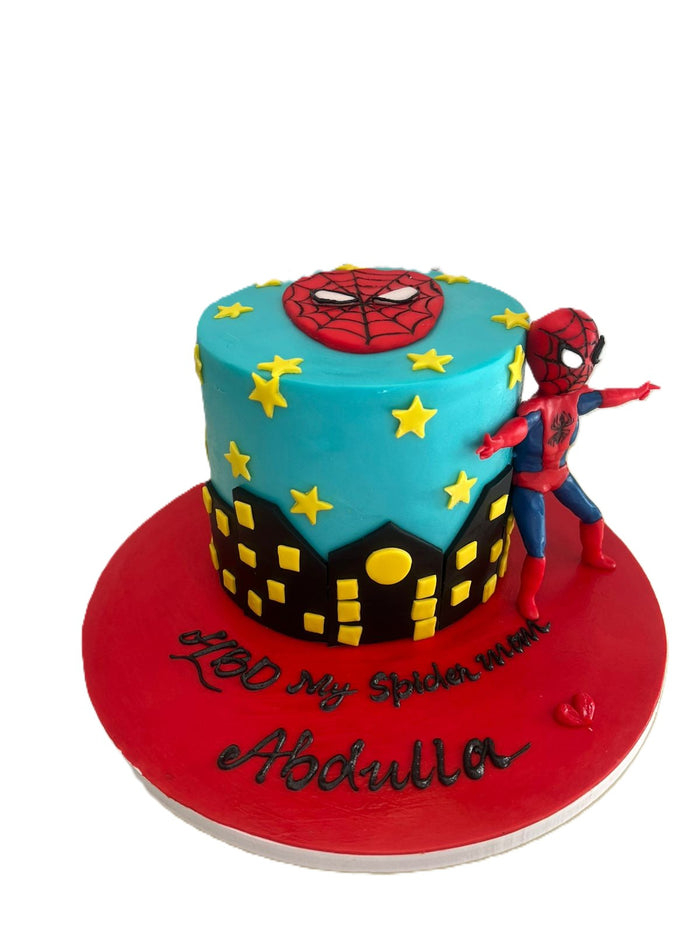 Spider-Man Theme Cakes in Abu Dhabi | Spider-Man Birthday Cake Delivery UAE – Legrande