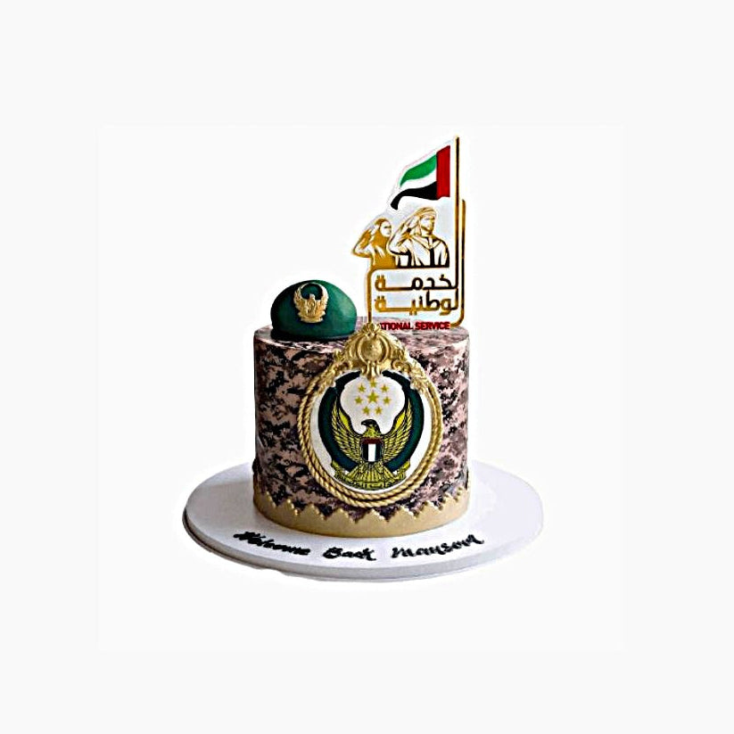 Patriotic Army Cake Abu Dhabi in Abu Dhabi | Army / National Service Cakes Delivery UAE – Legrandeuae