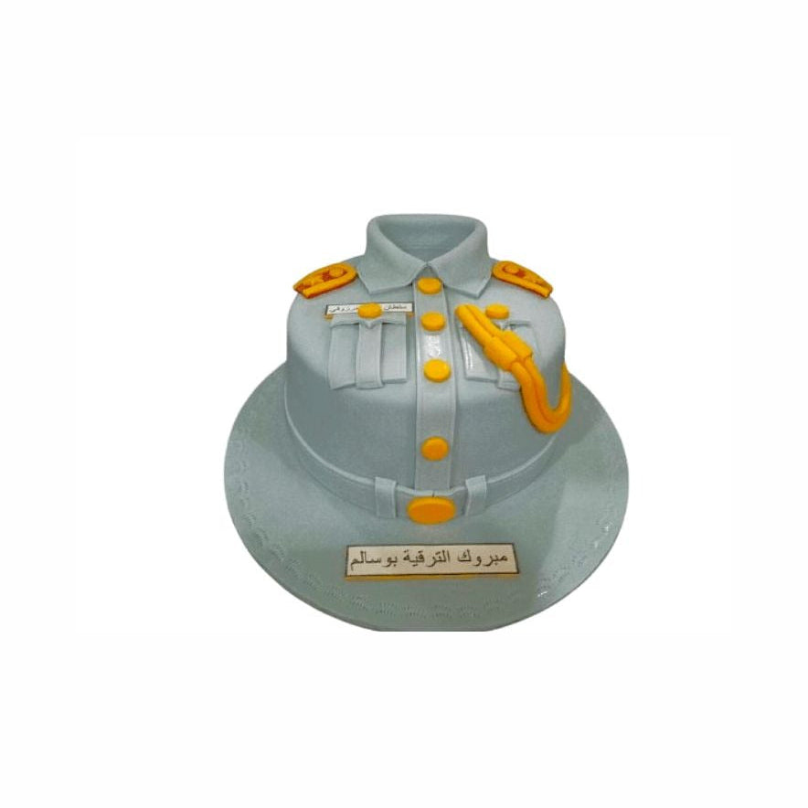 Police Uniform Round Shape Cake – Premium Police Theme Cake | Abu Dhabi & UAE Delivery in Abu Dhabi | Army / National Service Cakes Delivery UAE – Legrandeuae