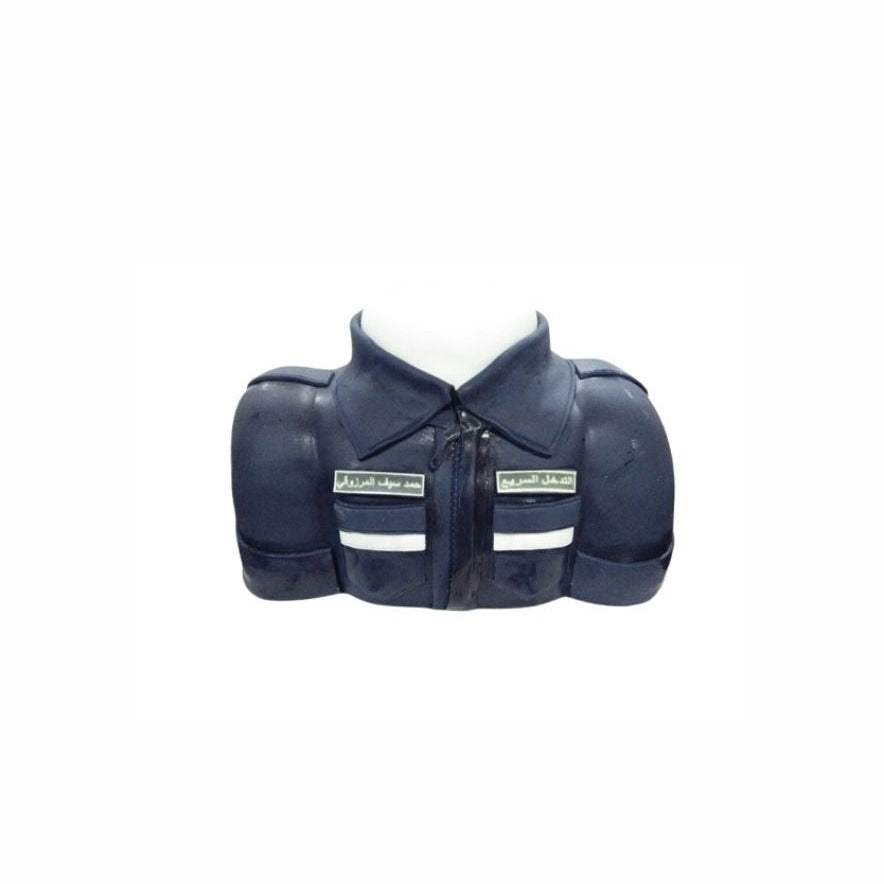 Blue Color Police uniform cake - Abu Dhabi in Abu Dhabi | Army / National Service Cakes Delivery UAE – Legrandeuae