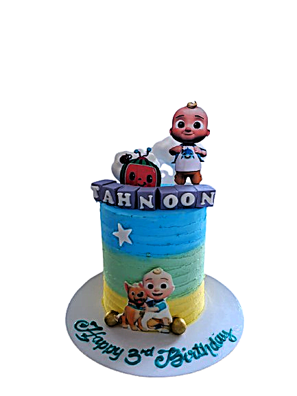 Cocomelon Theme Cake – Kids Birthday Cake Abu Dhabi UAE Delivery in Abu Dhabi | Cocomelon cakes Delivery UAE – Legrandeuae