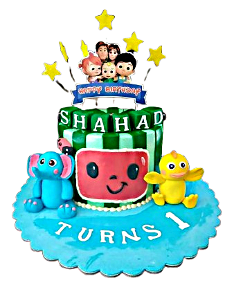 Cocomelon Cake – First Birthday Cake Abu Dhabi UAE Delivery in Abu Dhabi | Cocomelon cakes Delivery UAE – Legrandeuae