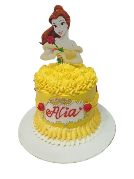 Enchanted Belle Princess Cake – Princess Birthday Cake Abu Dhabi in Abu Dhabi | Disney / Princess theme cakes Delivery UAE – Legrandeuae