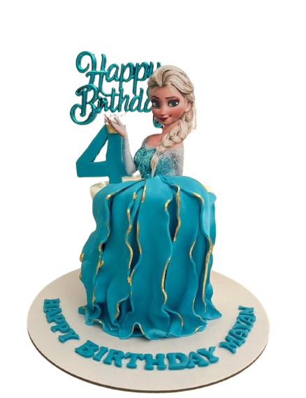 Frozen Princess Elsa Cake – Frozen Birthday Cake Abu Dhabi in Abu Dhabi | Disney / Princess theme cakes Delivery UAE – Legrandeuae