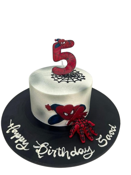 Spidey Royal Shine Cake – Luxury Spider-Man Theme Birthday Cake | Abu Dhabi & UAE Delivery in Abu Dhabi | Spider-Man theme cake Delivery UAE – Legrandeuae