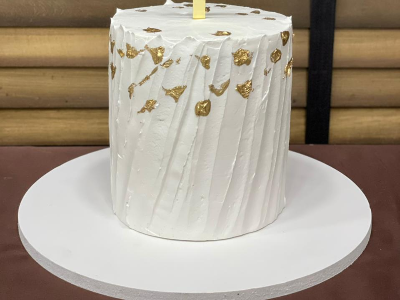 White Gold Rustic Special Cake Design 6 in Abu Dhabi | Cakes Delivery UAE – Legrandeuae