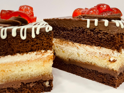 شريحة كيك شوكو نيلا 6 قطع