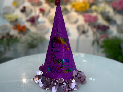 Party Cap Purple in Abu Dhabi | Party Hat Delivery UAE – Legrandeuae