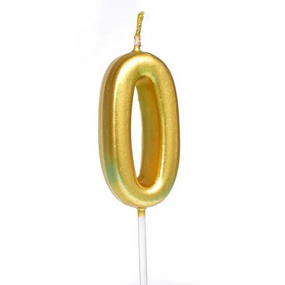 Gold Number Cake Candles – Birthday Number Candles Abu Dhabi in Abu Dhabi | Candles Delivery UAE – Legrandeuae