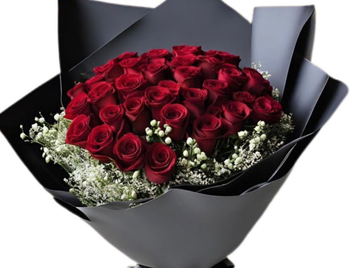 باقة ورد أحمر