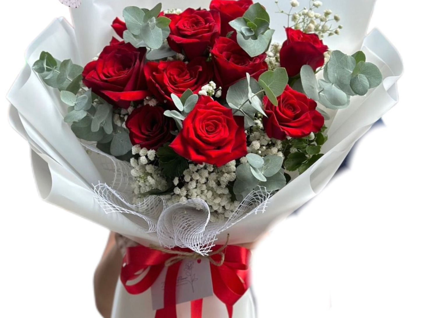 Missed You Red Roses Bouquet – Romantic Flowers Abu Dhabi in Abu Dhabi | Flowers Delivery UAE – Legrandeuae