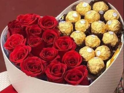 علبة فيريرو على شكل قلب